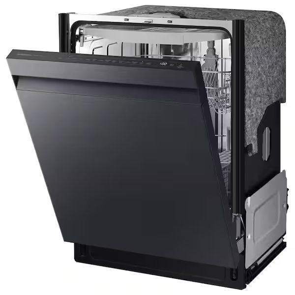 Samsung Smart Built-In Dishwasher with 3rd Rack & StormWash+ - Black Stainless Steel
