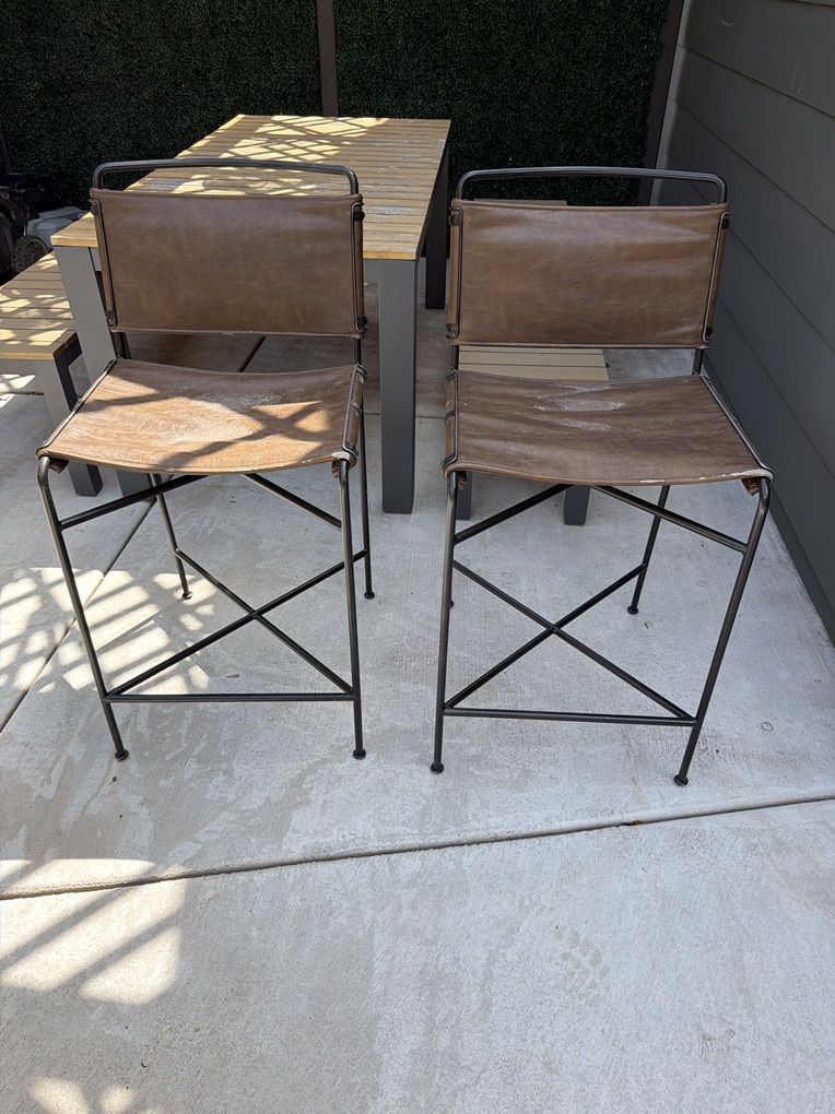 Faux Leather Counterstools