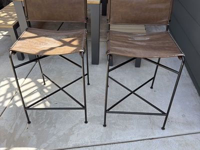 Faux Leather Counterstools