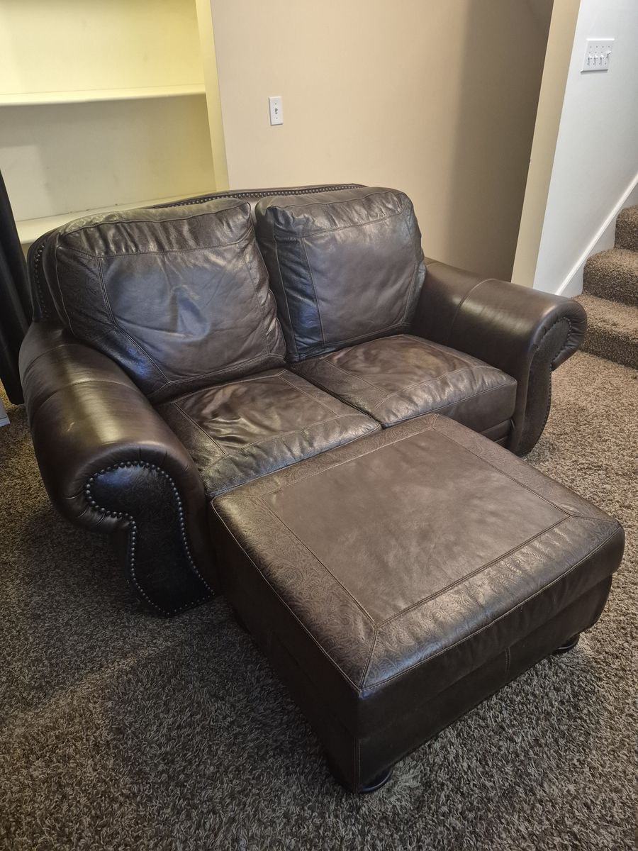 Leather couch