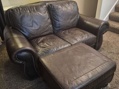 Leather couch
