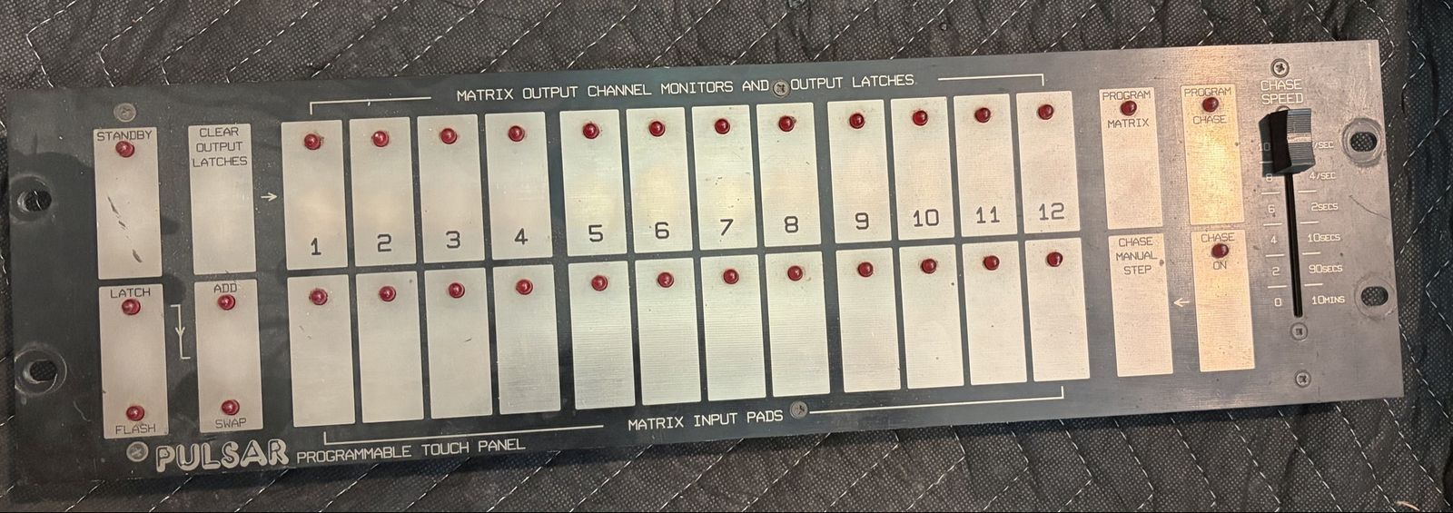 Pulsar programmable touch panel