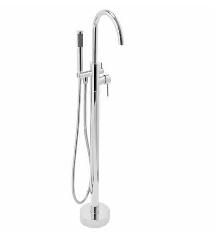AKDY TF0021 Freestanding Bathroom Faucet and Hand Shower
