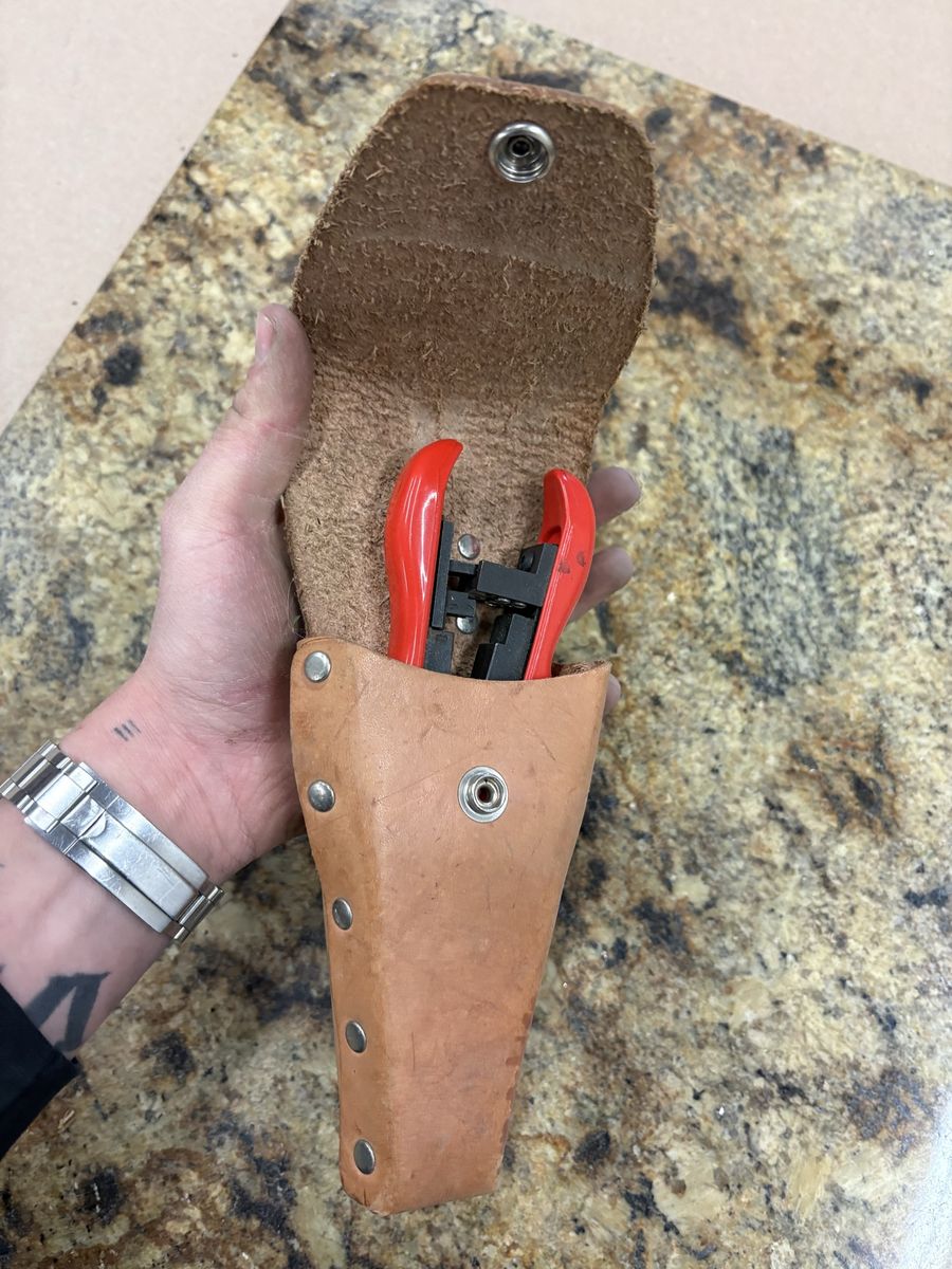 GMP Telecommunications Tool with Leather Holster