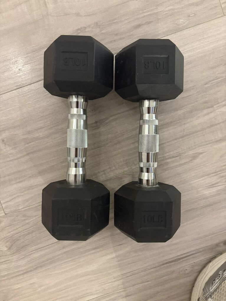 Dumbbells Pair Of 10's