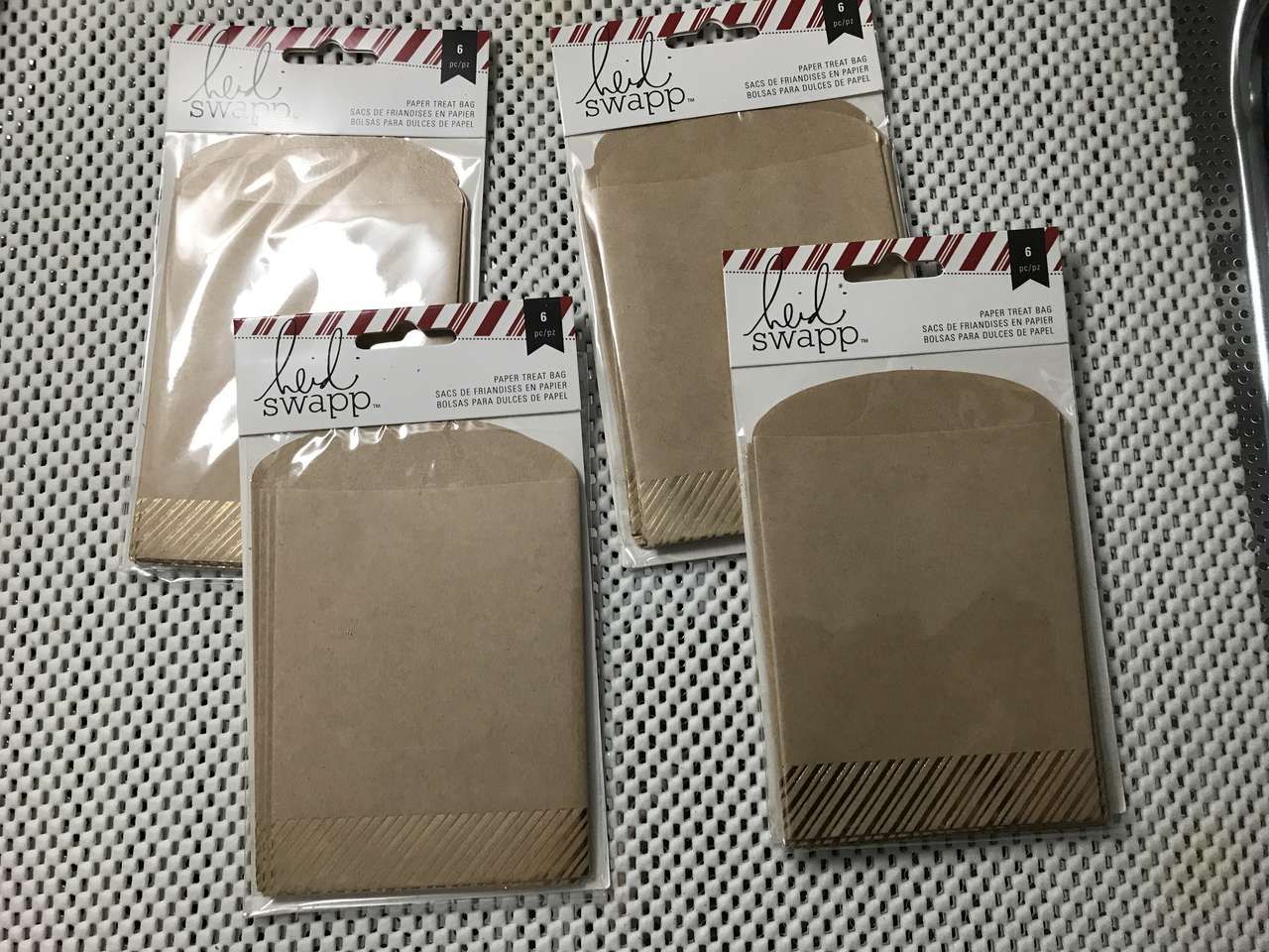 Heidi Swapp Paper Treat Bag 6 pc per package 4 available, New $5.00/Package