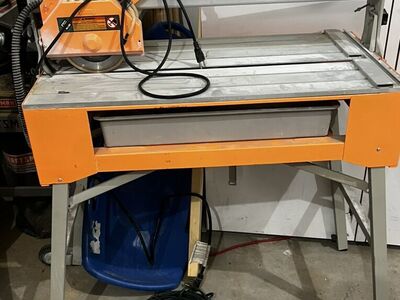 Tile Saw Cutter Large Industrial Table Free Stand