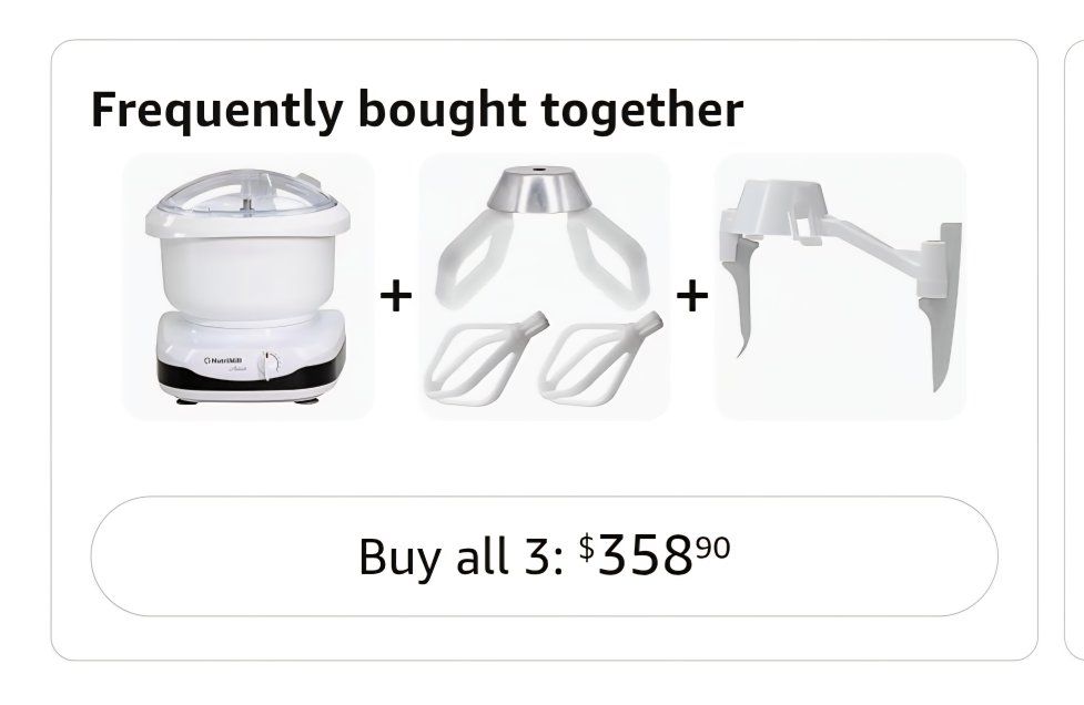 Nutrimill Artiste Stand Mixer w/attachments