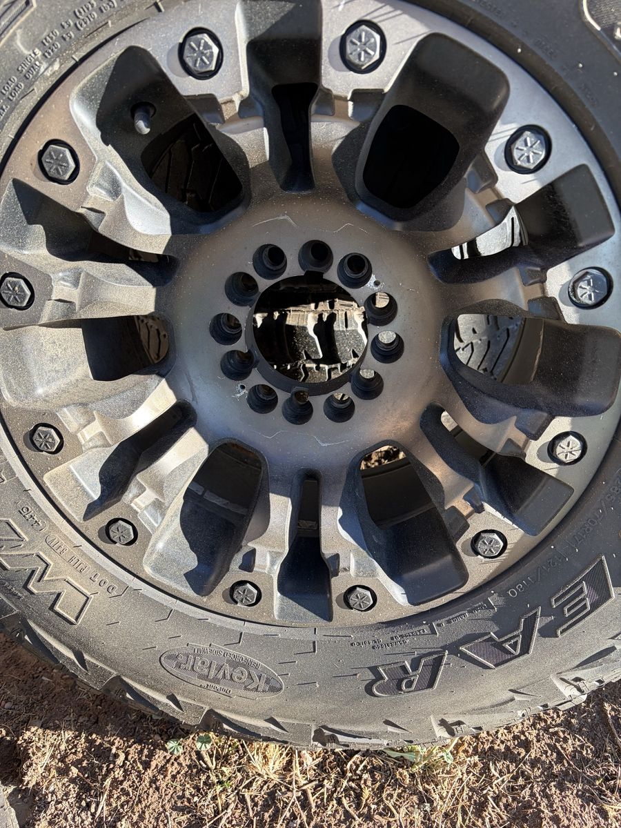 4 Tires (Goodyear) and Rims 285/70/17 call 801-698-1905