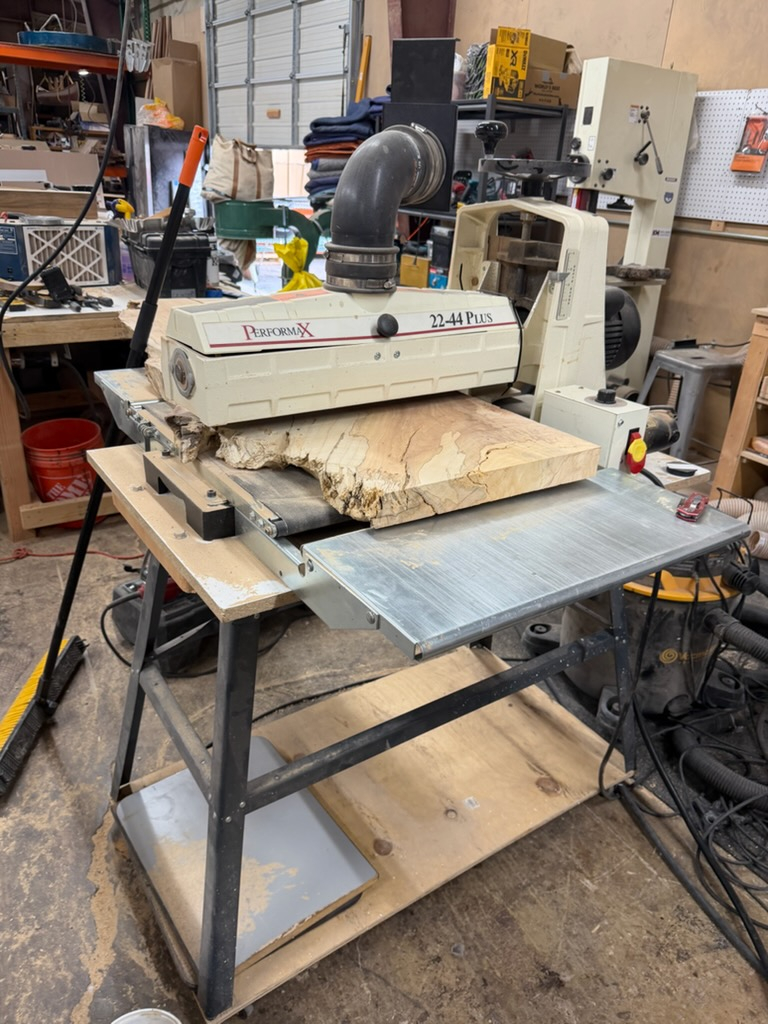 Performax 22-44 drum sander w/Open Stand