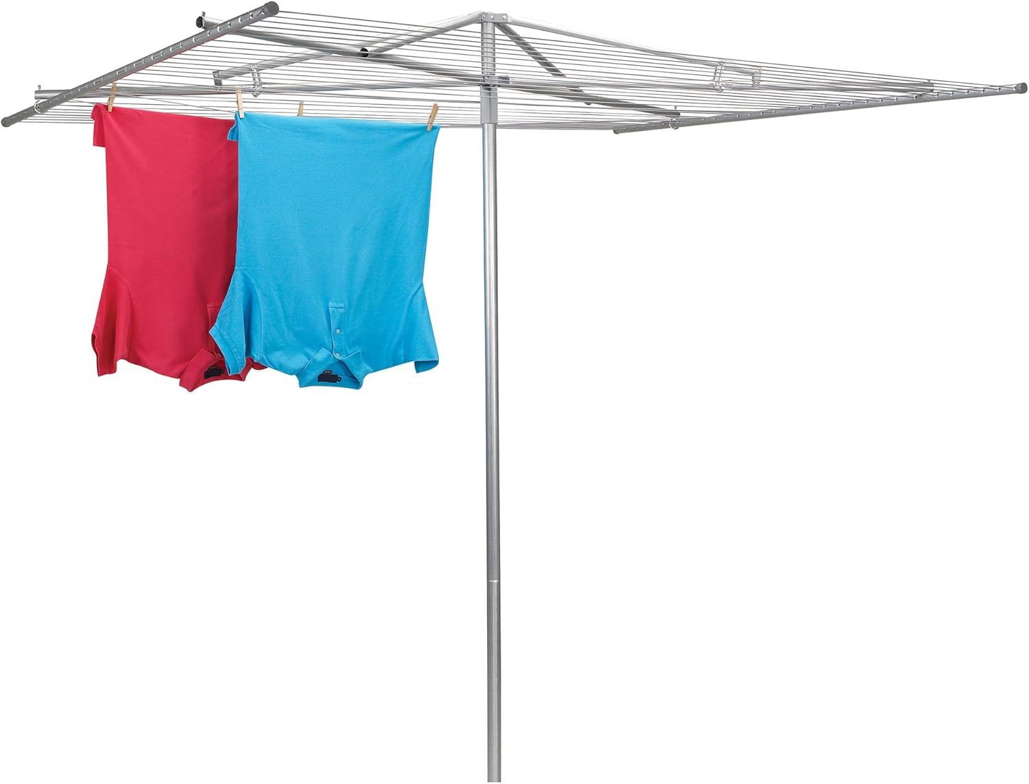 Household Essentials Parallel Clothesline Outdoor Dryer, 30 Lines with 210 Feet of Drying Space