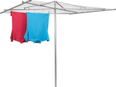 Household Essentials Parallel Clothesline Outdoor Dryer, 30 Lines with 210 Feet of Drying Space