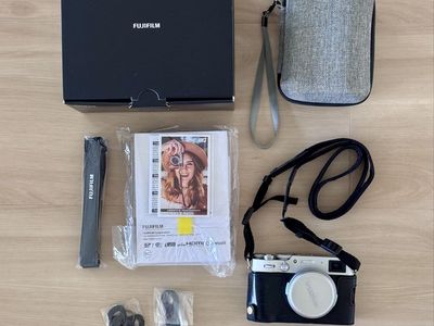 Fujifilm X100V Silver w/ extras