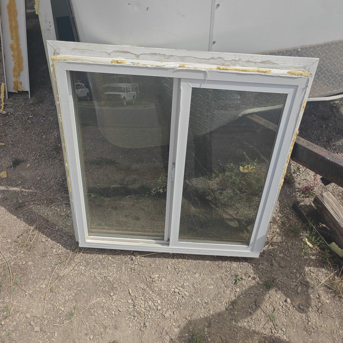 used white window