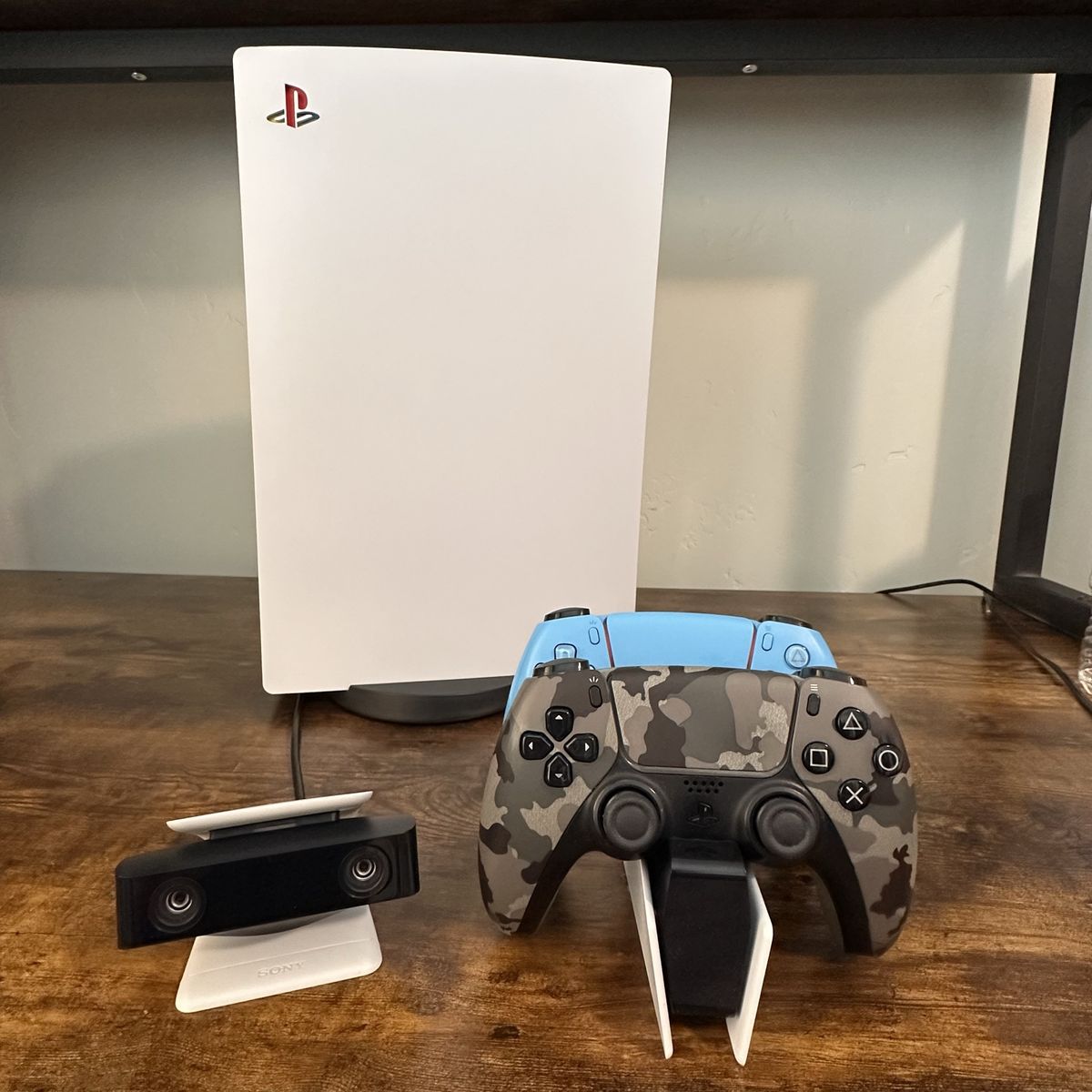 Sony PlayStation 5 Digital Edition Console Bundle - 2 Controllers, HD Camera, SONY Charging Doc. 825GB