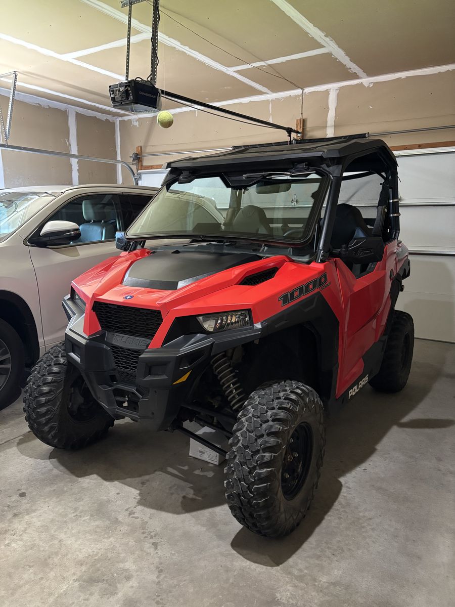 2016 Polaris General / 14-ft Aluma trailer