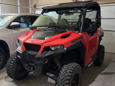 2016 Polaris General / 14-ft Aluma trailer