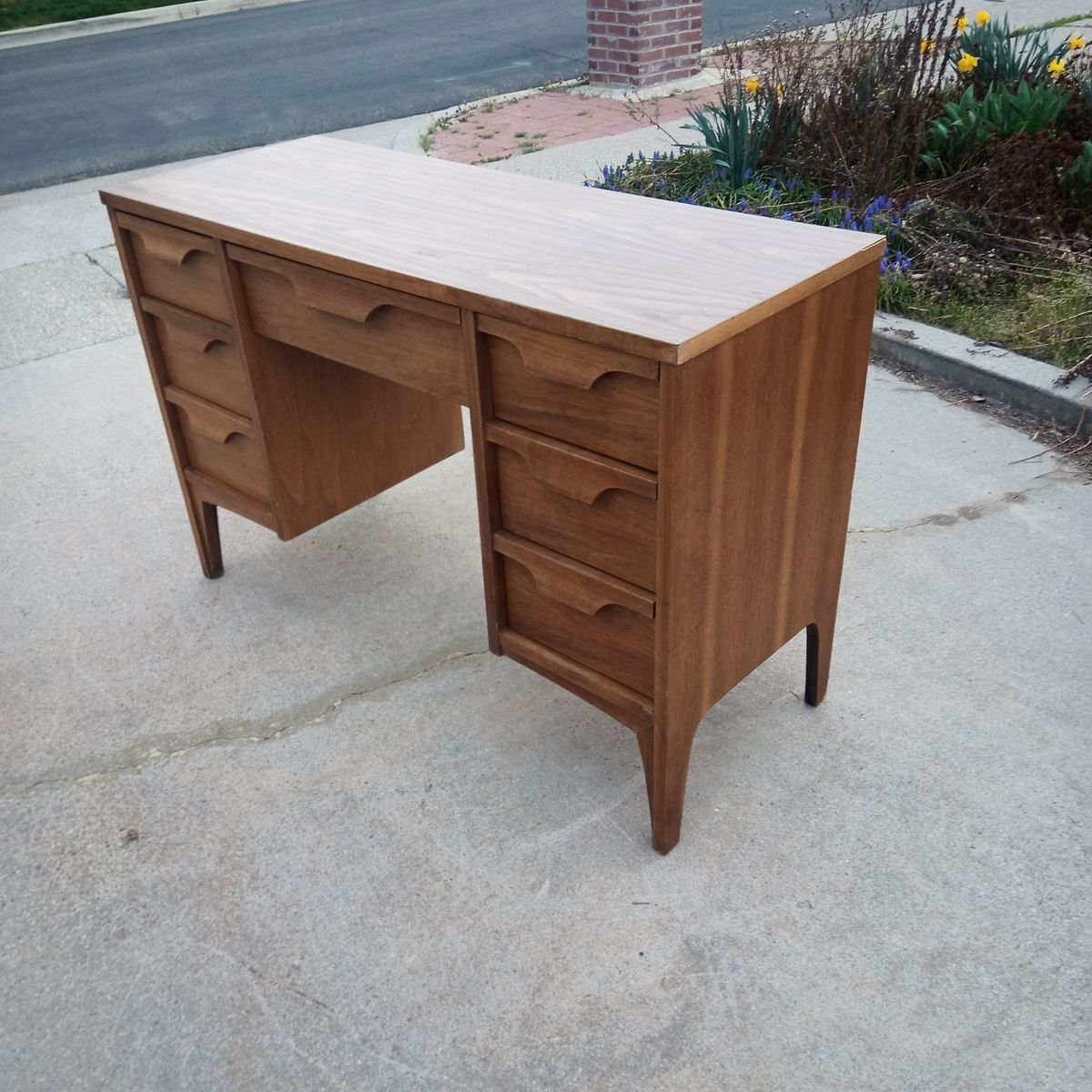 Mid Century Walnut Desk
