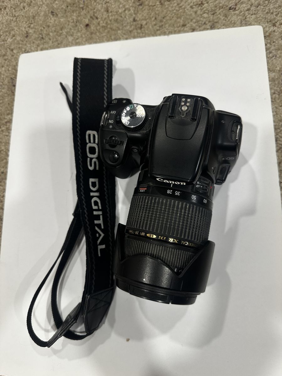 Canon EOS Rebel XS DSLR Camera w/ Tamron AF 28-75mm f/2.8 Lens