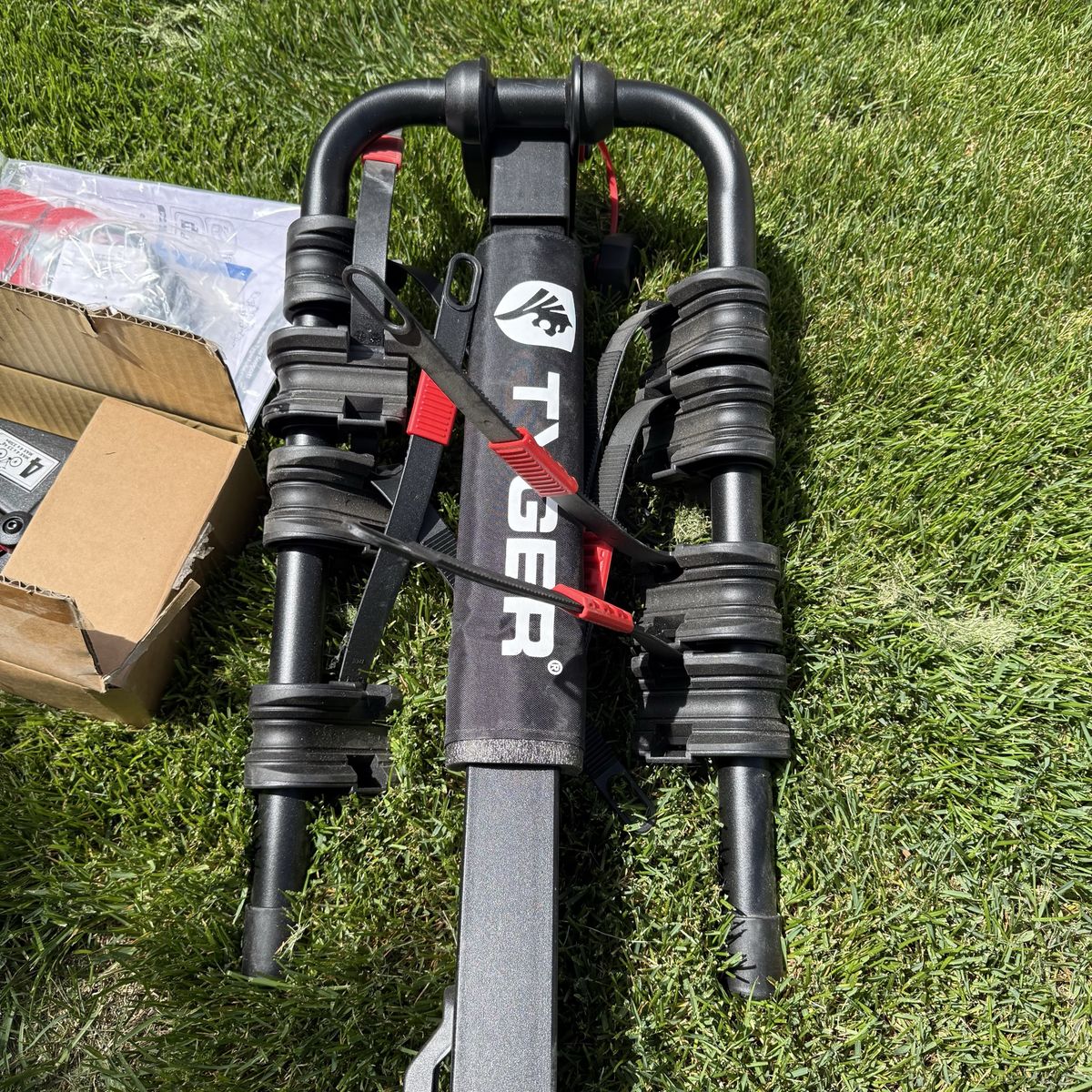 Tyger 4 Bike Carrier Rack Hitch Mount New
