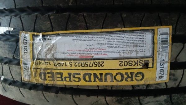 Groundspeed 295/75R/22.5 LowPro-14PLY