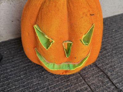 Light Up Jack-O-Lantern Pumpkin Halloween Decoration