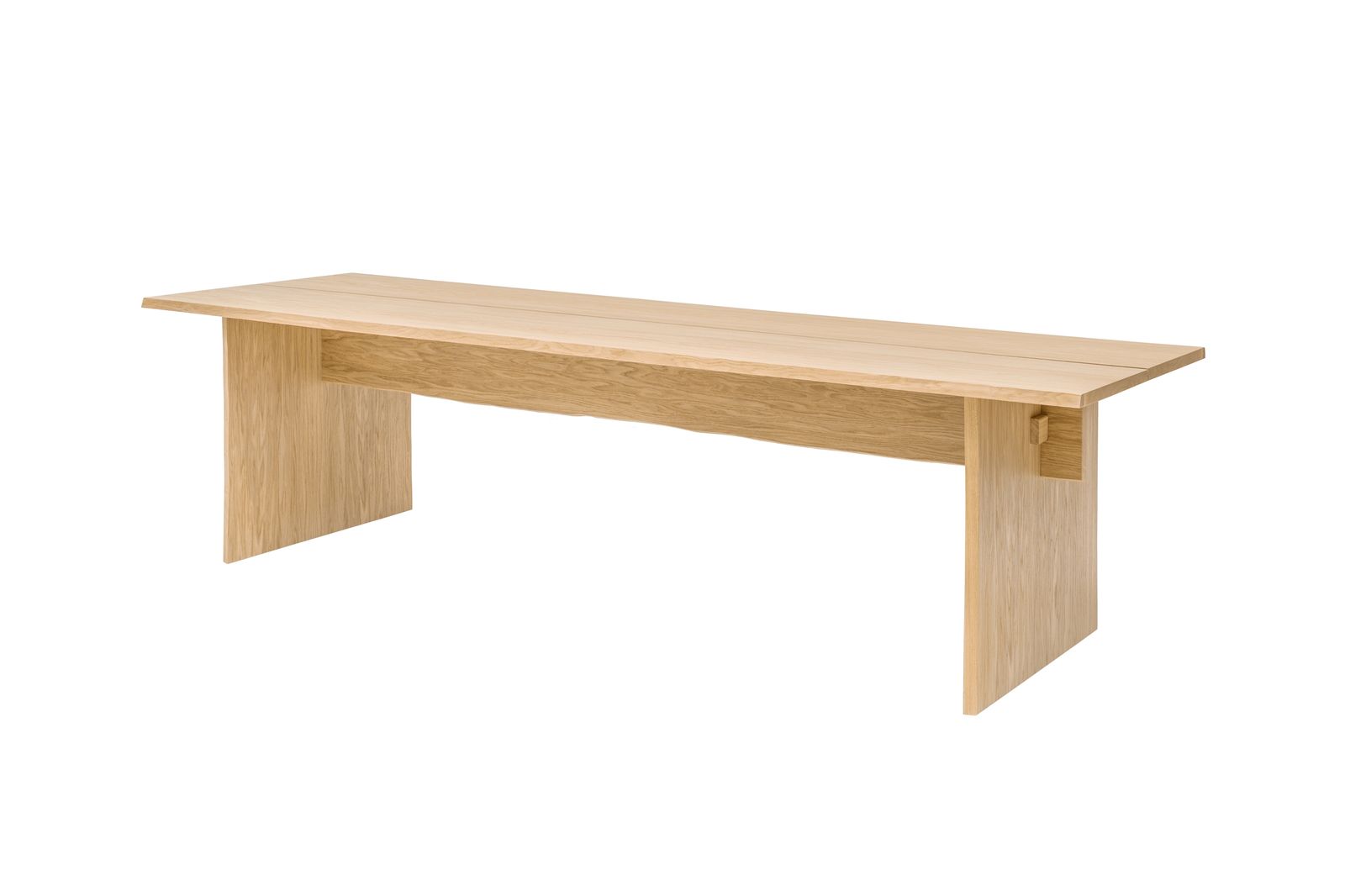 Hem "Bookmatch" Dining Table — 275cm (9ft) — Oak Veneer — Designer Piece