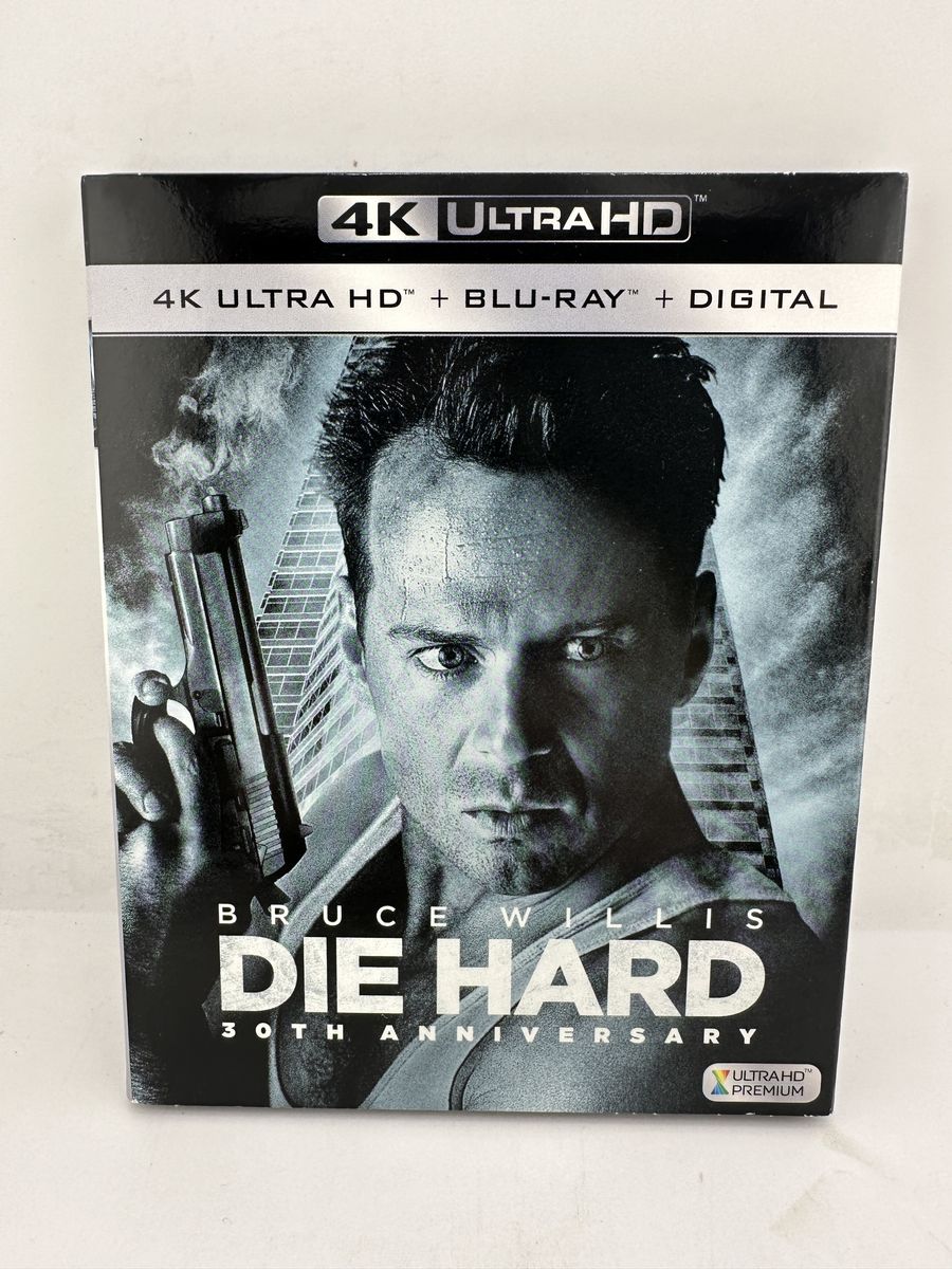Die Hard 30th Anniversary 4K Ultra HD Blu-ray 2 Disc w/ Slipcover Bruce Willis