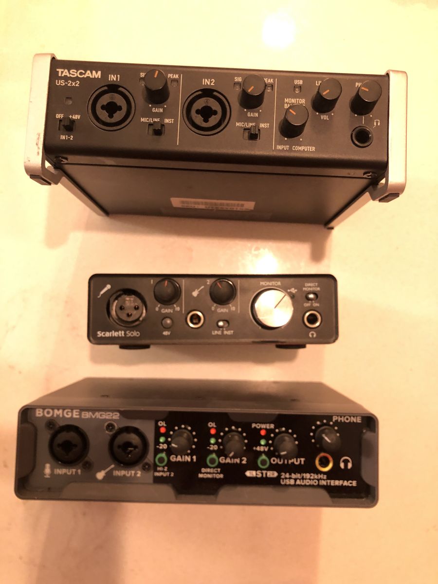 Audio Interfaces - Three to Choose