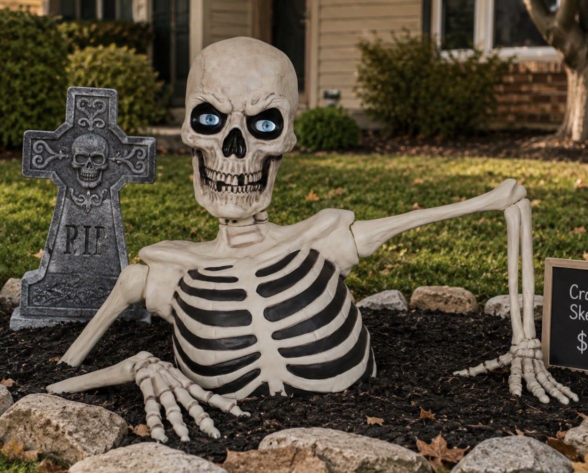 Hug yard skeleton 5’ 2”! New!