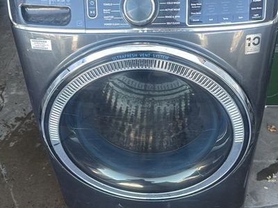 GE GFW850SPNDG 5.0 Cu. Ft. SmartDispense Front Load Washer - dryer Diamond Gray