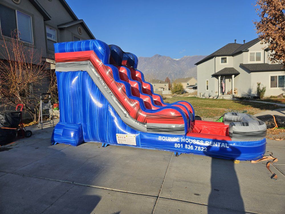 water slides bounce houses