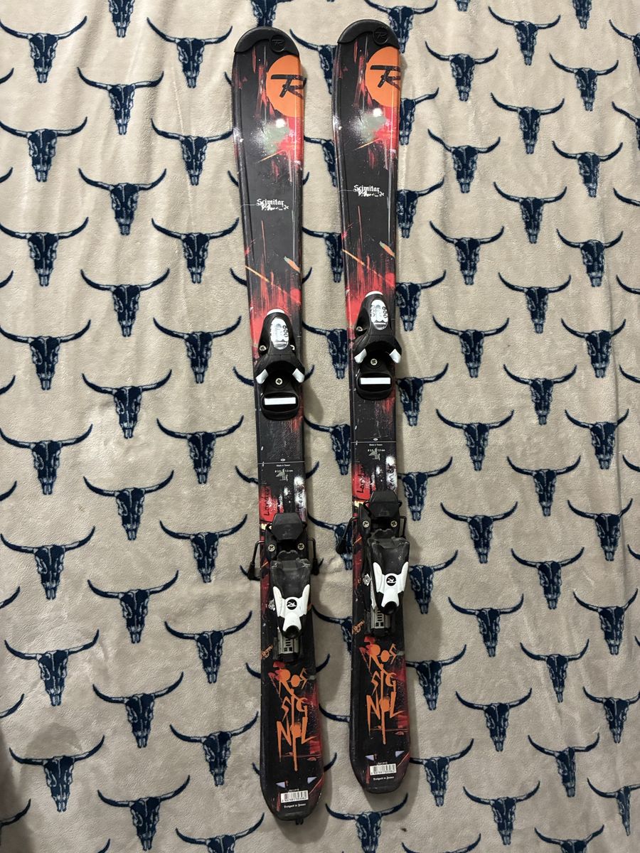 Rossignol Squinator Jr. 110cm Skis w/ Rossignol Bindings – Youth Ski Setup