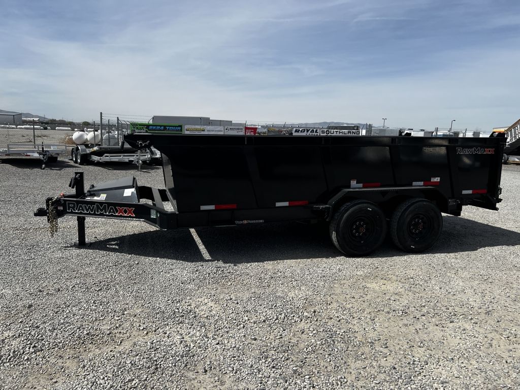 2026 RawMaxx 7x16 LPX Low-Pro 13lb I-Beam Dump Tra
