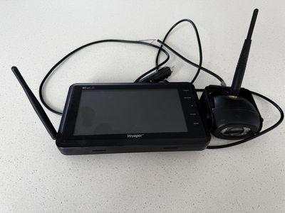 Voyager WiSight 2.0 Wireless RV Backup Camera System w/ Night Vision - Rear Mount - 7" Screen