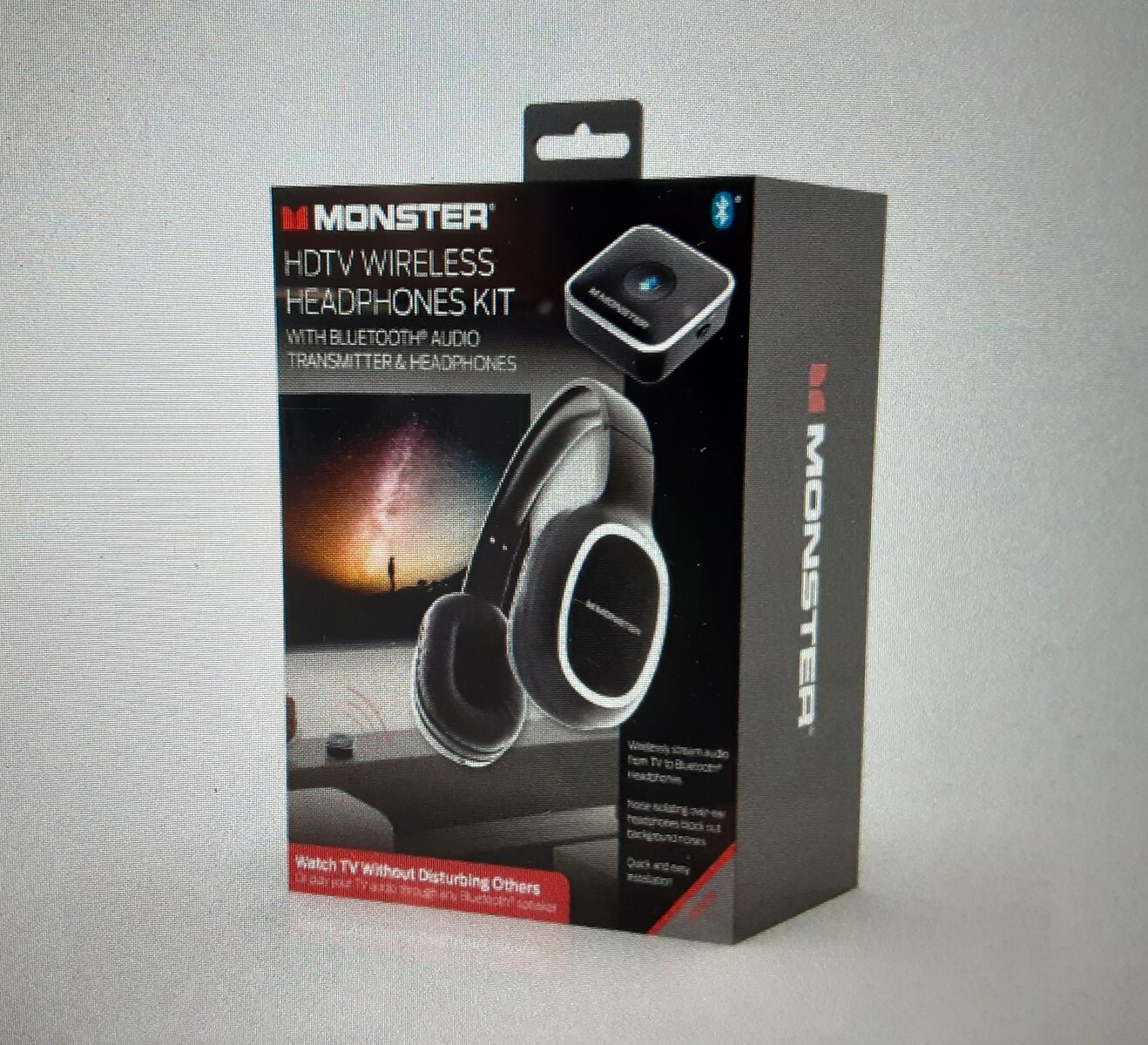 Monster HDTV Wireless Headphones Set with Bluetooth Audio Transmitter in New Condition
