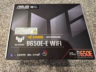 New Asus Tuf Gaming B650E-E Wifi Motherboard