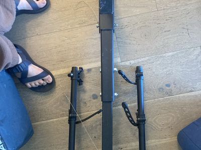 Black Hitch-Mount Bike Rack - Used, Good Condition