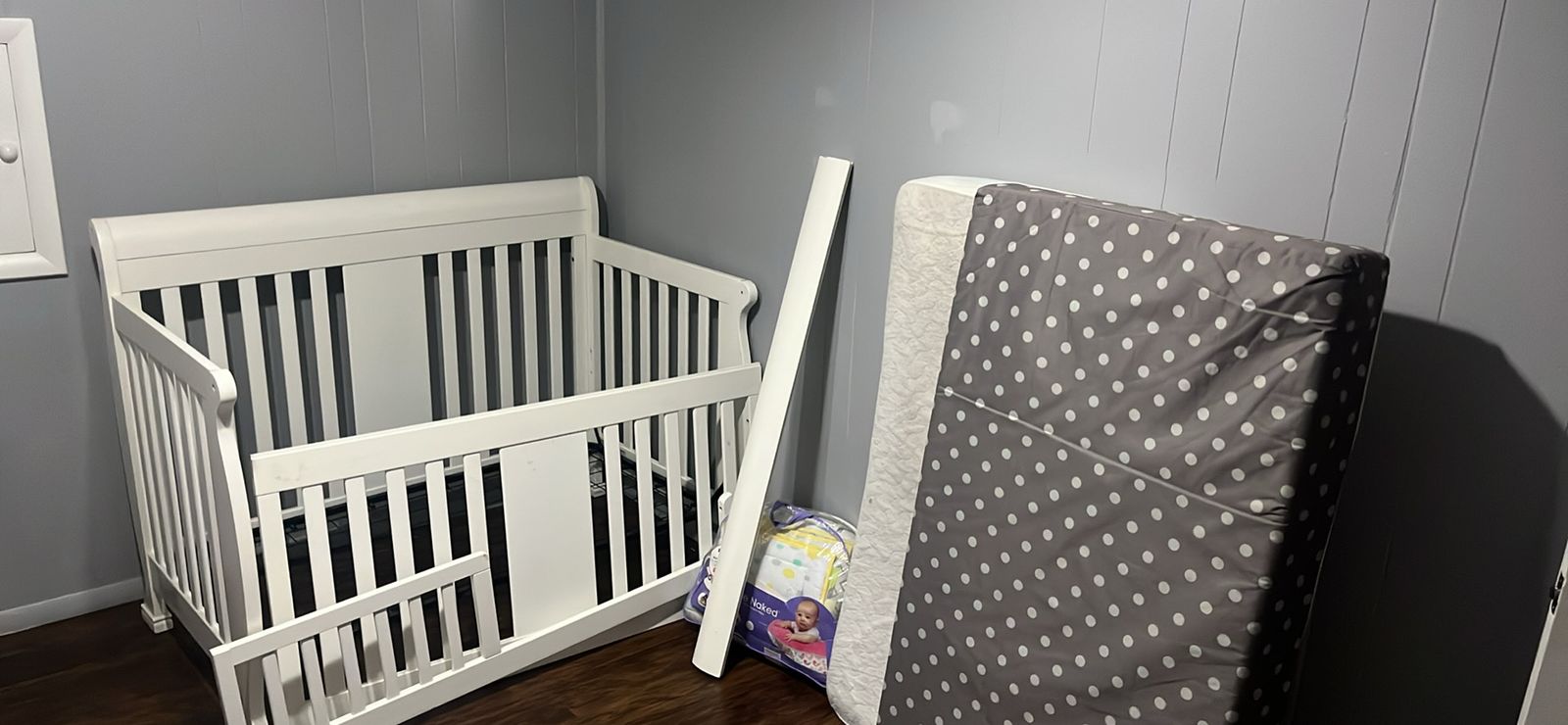 Convertible Toddler Bed/Bedding