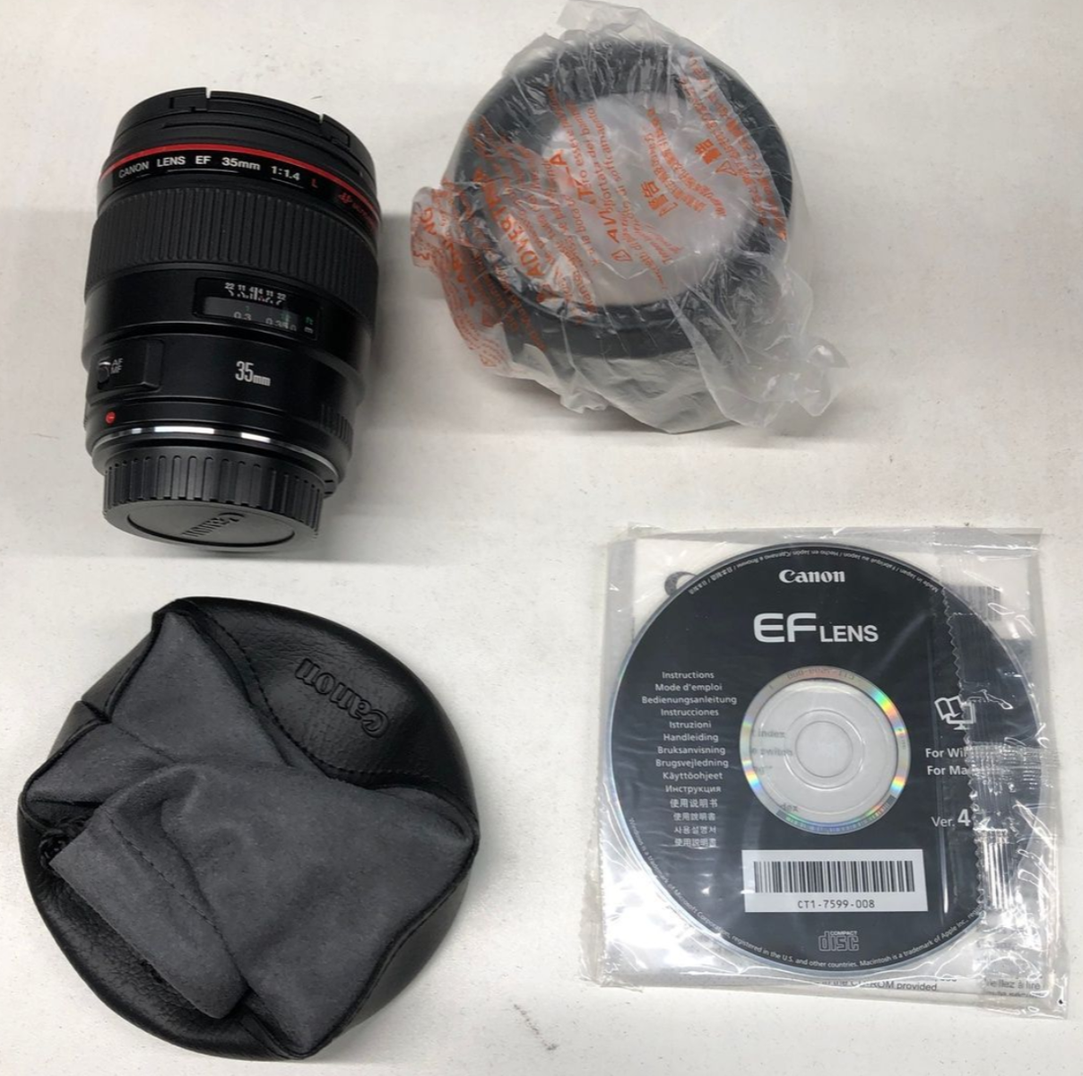 Canon Ef 35mm F/1.4l Usm Wide Angle Lens