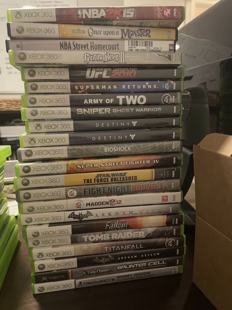 Xbox 360 Games And Headsets