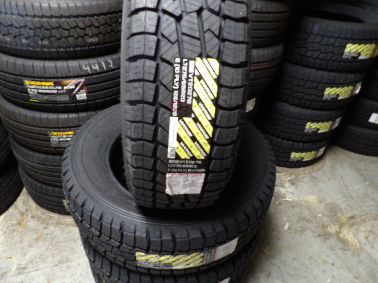 275/65R20 VANTAGE ALL TERRAIN SET OF NEW TIRES 