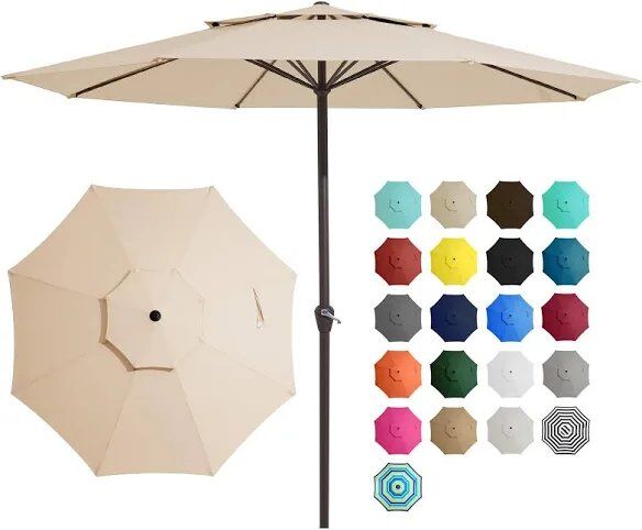 Jearey 12 ft patio umbrella