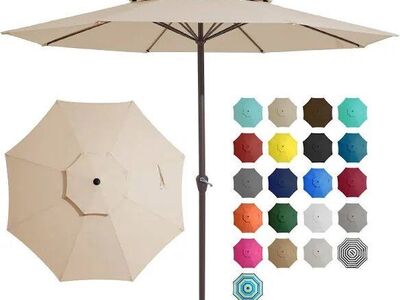 Jearey 12 ft patio umbrella