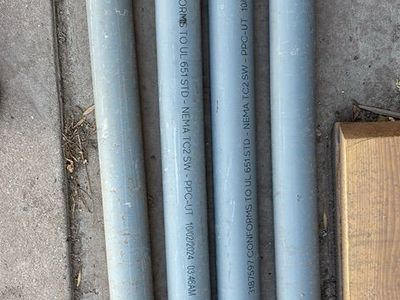 2 Inch PVC Conduit Sch 40 And Parts 40'