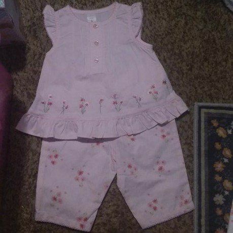 PANT SET & SUNSUIT BY CARTER'S...  3-6 MOS