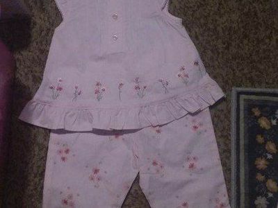 PANT SET & SUNSUIT BY CARTER'S... 3-6 MOS