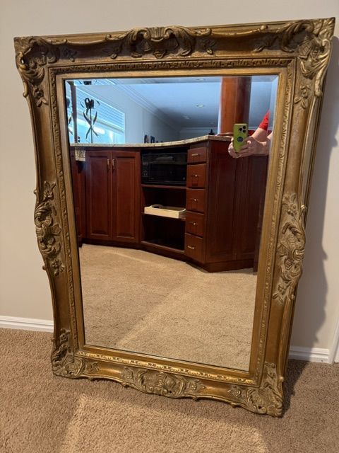 Elegant Gold Decorative Mirror