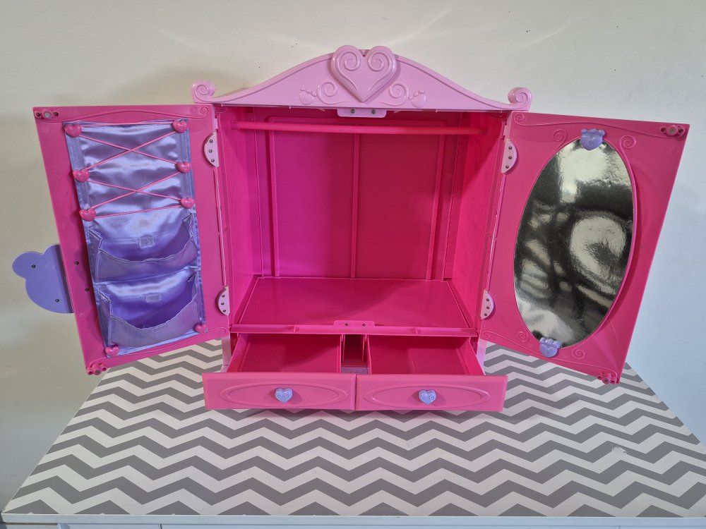 Big doll closet.