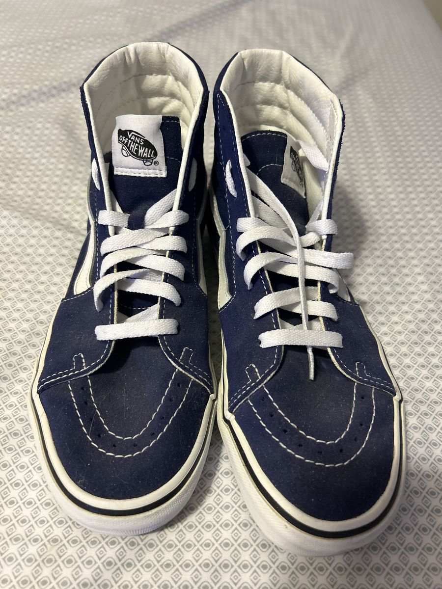 Navy blue vans men’s 8s